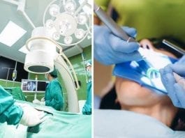 As cirurgias com anestesia geral e sedação venosa podem ser realizadas em um centro cirúrgico em até os casos mais complexos de extração dos sisos, que precisam ser feitos de uma única vez