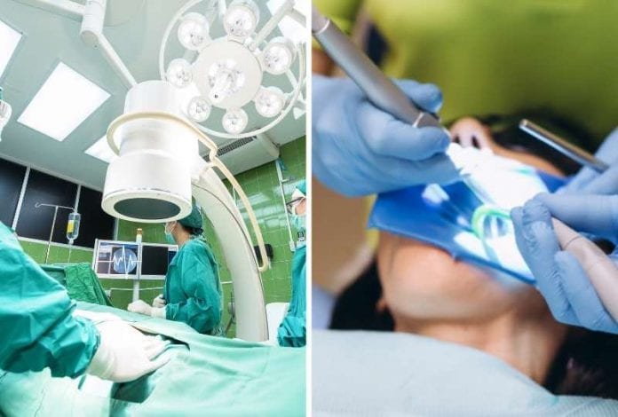 As cirurgias com anestesia geral e sedação venosa podem ser realizadas em um centro cirúrgico em até os casos mais complexos de extração dos sisos, que precisam ser feitos de uma única vez