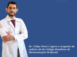 Fundador e responsável técnico pela Clínica Harmônica, o cirurgião bucomaxilofacial Dr. Felipe Porto é o novo membro do Colégio Brasileiro de Harmonização Orofacial.
